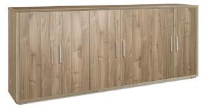Mobile Basso 6 Ante 203x84x41 cm Noce Stelvio
