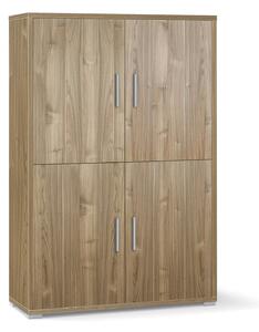 Mobile Multiuso 4 Ante 108x161x41 cm Noce Stelvio