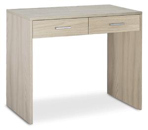 Scrivania da Ufficio 2 Cassetti 91x76x55 cm Olmo Chiaro