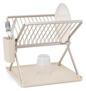 Scolapiatti a due piani beige in metallo 37x33 cm – Brabantia