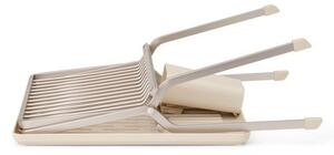 Scolapiatti a due piani beige in metallo 37x33 cm – Brabantia