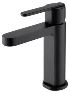Miscelatore monocomando per bagno, finitura nero opaco