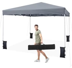 Gazebo pieghevole 3 x 3 metri, completo di borsa per il trasporto e picchetti