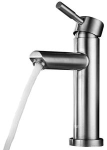 Rubinetto per lavabo con due fori, in acciaio inossidabile