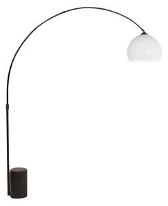 Piantana arco illuminando curve p nr curvepnrnr e27 led metallo marmo acrilico - Illuminando