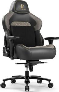 Sedia da gaming con capacità di carico fino a 200 kg. Sedia ergonomica da ufficio fino a 200 kg. Sedia da scrivania XXL con braccioli 4D. Sedia da gaming regolabile in altezza, ideale per giocatori e appassionati di e-sport