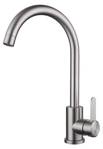 Rubinetto da cucina in acciaio inossidabile con acqua calda e fredda