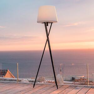 Lumisky Lampada LED da pavimento ricaricabile TRY, bianca/nera, altezza 150 cm, Try, dimmerabile, Nero, Metallo, Moderno