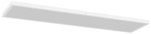 HOMCOM Set da 4 Lampade da Soffitto Colore Regolabile con Interruttore DIP e a Parete 3000K/4000K/6000K, 120x30x3,7 cm, Bianco | Aosom Italy
