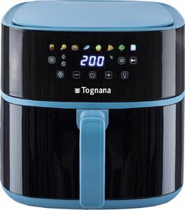 Tognana Friggitrice ad Aria Capacit 8 Litri Potenza 2000 Watt con Timer e Termostato Regolabile colore Nero e Blu - D2DFA05IRZU