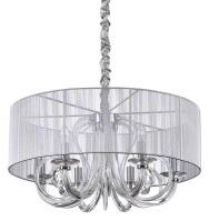 Ideal Lux Swan SP6 lampadario classico soggiorno in vetro soffiato e lavorato a mano E14 40W