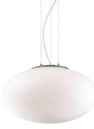 Ideal Lux Candy SP1 D40 lampadario sospensione moderno in vetro soffiato bianco E27 60W