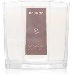Bahoma London Octagon Collection Sandalwood & Patchouli candela profumata 180 g