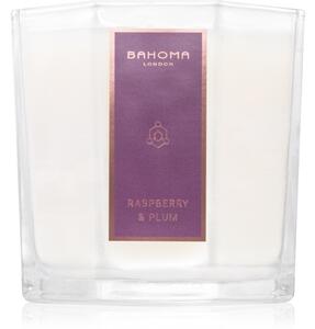 Bahoma London Octagon Collection Raspberry & Plum candela profumata 180 g