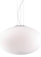 Ideal Lux Candy SP1 D50 lampadario sospensione moderno in vetro soffiato bianco E27 60W