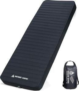 Materasso gonfiabile Dreamstar, autogonfiante, con elevato valore R, adatto per una persona, ideale come letto per ospiti, con sacco per pompa d'aria, per campeggio, viaggi e auto (70 x 198 cm)