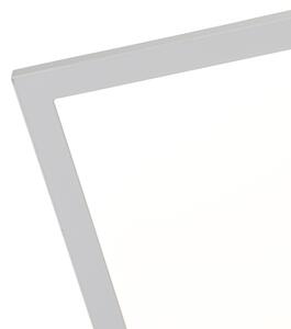 Plafoniera moderna bianca con LED con telecomando - Mila