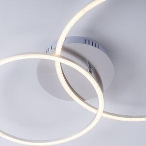 Plafoniera bianca LED e 2 luci dimmerabili - JULKA
