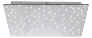 Plafoniera bianca 45 cm LED telecomando - LUCCI
