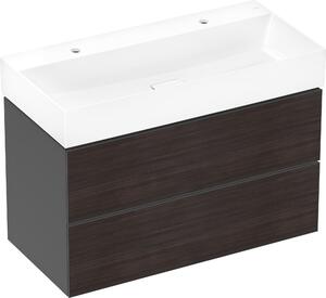 Hansgrohe Xevolos E lavabo, 2 trous pour robinet, sans trop-plein, 1000x480mm, SmartClean, non rectifié, avec vidage, 61110450, 61110450
