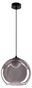 Apparecchio a sospensione moderno BRIN - 1xG9, 15W, nero / vetro fumé