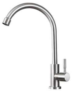 Rubinetto da cucina in acciaio inossidabile, elegante e con funzione girevole