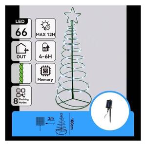 Aigostar - LED solare decorazione natalizia LED/0,59W/3,7V 100 cm IP65 bianco freddo
