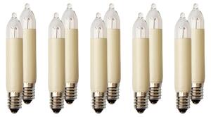 Candela Hellum a gambo piccolo per catena da 10 23V/3W interno ed esterno avorio