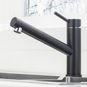 Rubinetto da cucina estraibile con rotazione di 150°