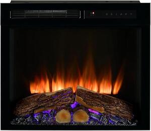 Spark, inserto per camino elettrico da 23" - Camino da parete - Camino elettrico con LED e riscaldamento da 2 kW - Effetto fiamma Optiflame, velocità e luminosità della fiamma regolabili - Timer e telecomando