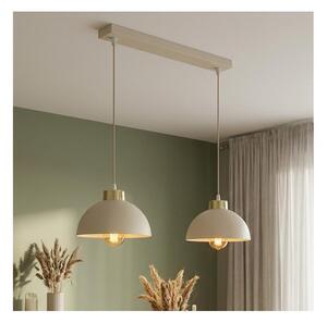 Brilagi - Lampadario sospeso con cavo MOON 2xE27/60W/230V beige/oro