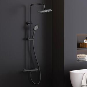 Set completo per doccia con termostato e soffione a pioggia