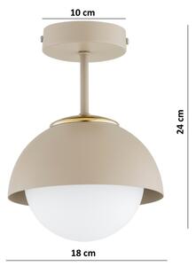 Brilagi - Plafoniera COSMO 1xE27/60W/230V beige/dorata