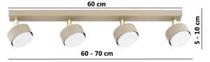 Brilagi - Faretto LED MONO 4xGX53/12W/230V beige