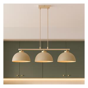 Brilagi - Lampadario con cavo MOON 3xE27/60W/230V beige/oro