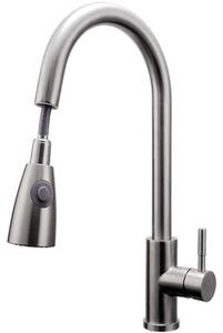 Rubinetto da cucina estraibile per acqua calda e fredda