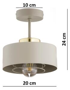 Brilagi - Lampadario a plafone SPRING 1xE27/60W/230V beige/oro