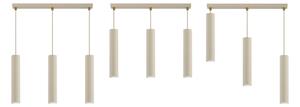 Brilagi - Lampadario sospeso su cavo TUBE 3xGU10/15W/230V beige/oro