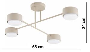Brilagi - Plafoniera LED MONO 4xGX53/12W/230V beige