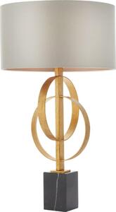 Endon 95213 - Lampada da tavolo 1xE27/10W/230V grigia/ottone/nera