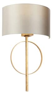 Endon 95210 - Lampada da parete 1xE27/10W/230V grigio/ottone