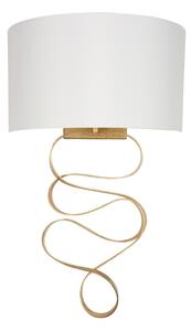 Endon 82070 - Lampada da parete 1xE27/10W/230V bianca/ottone