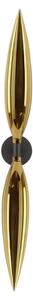 Applique NORDIC 2xG9/5W/230V nero/oro