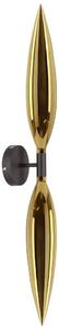 Applique NORDIC 2xG9/5W/230V nero/oro