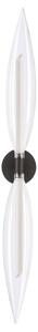 Lampada da parete NORDIC 2xG9/5W/230V nera/trasparente