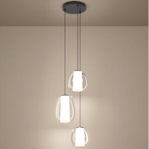 Eglo 390458 - Lampadario LED dimmerabile MENORCA LED/7W/230V + 2xLED/5,5W+3xLED/1,6W cromo