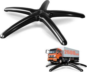 Sytopia: Sedia da ufficio - Base a stella - Struttura robusta a 5 razze - Rotelle in metallo - Base per sedia da ufficio