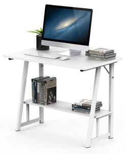 Scrivania con supporto per CPU e ampia superficie di stoccaggio