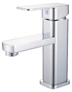 Rubinetto per lavabo in lega di rame, con acqua calda e fredda