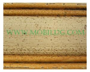 MOBILI 2G - cristalliera provenzale in legno laccata a mano 3 porte l.160 p.50 h.221